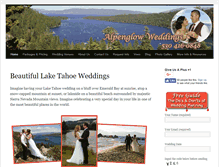 Tablet Screenshot of laketahoeweddinginfo.com